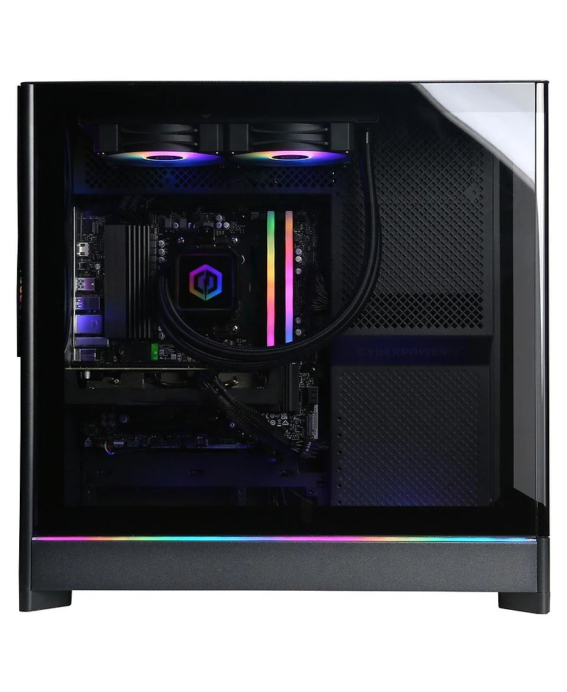 CyberPowerPC Gamer Supreme Liquid Cooled Gaming Desktop Computer, Amd Ryzen 7 9700X 3.8GHz, 32GB Ram, 2TB Ssd, Amd Radeon Rx 9060 Xt 16GB, Windows 11