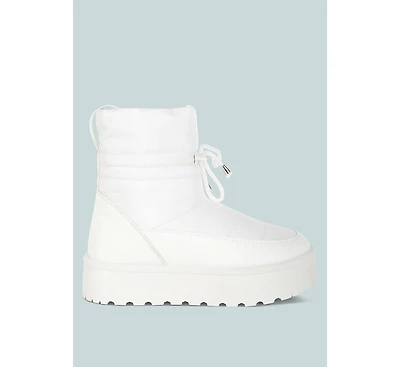 London Rag Pacos High Ankle Chunky Snow Boots Women