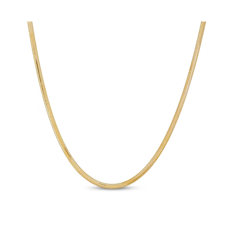 The Eliana Gold Snake Chain Necklace