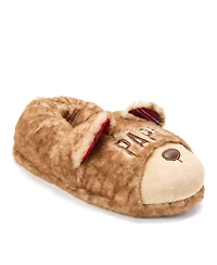 Dearfoams Men's Papa Bear Closed Back Slipper