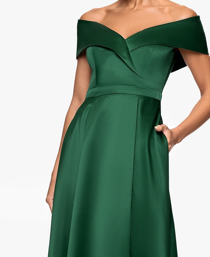 Xscape Women's Sweetheart Neck Maxi Dress