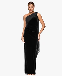 Xscape Women's One Shoulder Maxi Dress