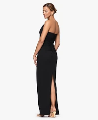 Xscape Women's Asymmetric Neck Maxi Dress