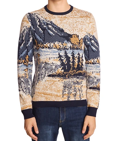 Paisley & Gray Men's Mountain Retreat Crewneck Sweater