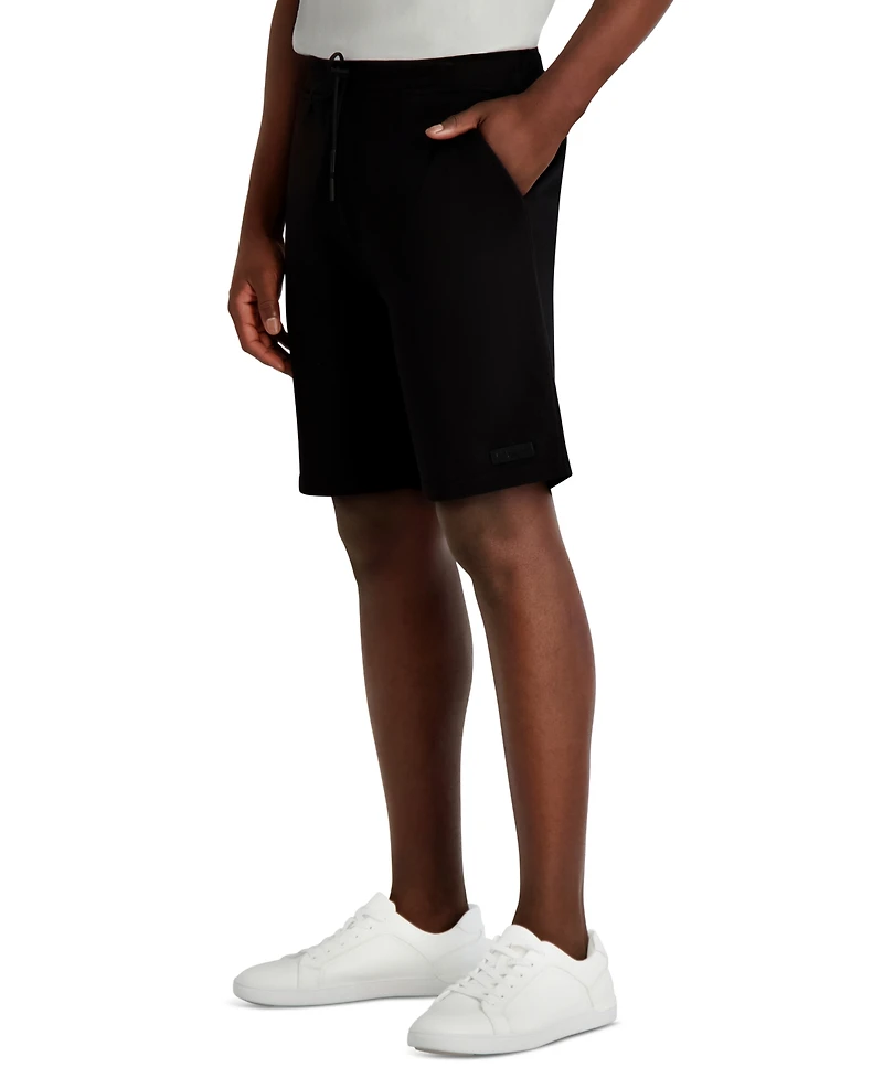Karl Lagerfeld Paris Men's Frech Terry Signature Shorts
