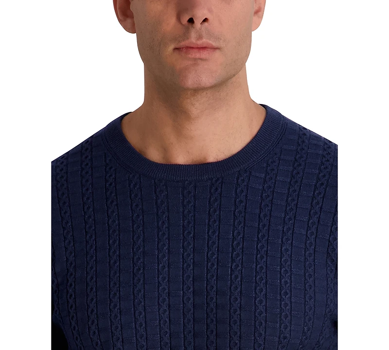 Karl Lagerfeld Paris Men's Crewneck Sweater