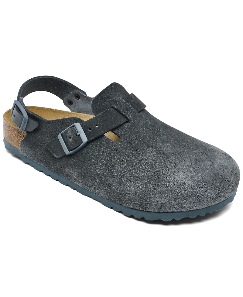 Birkenstock Men's Tokio Suede Leather Clogs from Finish Line