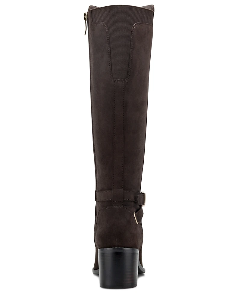 Easy Spirit Women's Noma eFlex Block Heel High Shaft Dress Boots