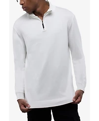 Xray Men's Quarter Zip Mock Neck Sweater