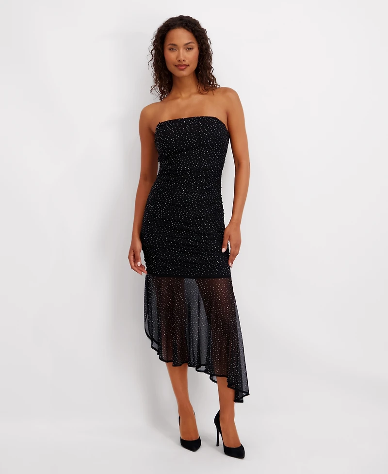 Siena Women's Studded Square Neck Dress