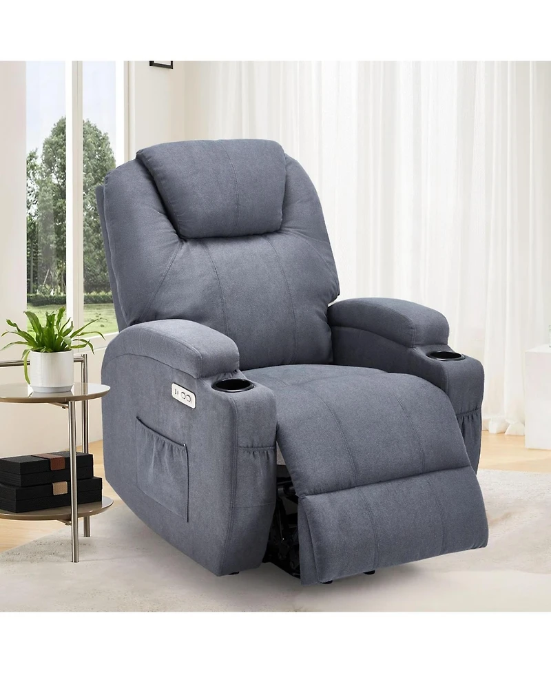 Aecojoy Electric Lift Chair Sofa with Side Pockets