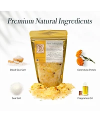 Omm Collection Floral Soaking Bath Salts Passion Citrus Bag 14oz