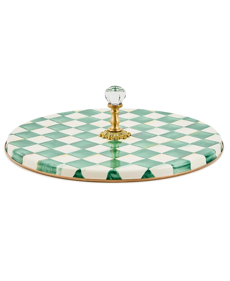 Mackenzie-Childs Emerald Check Cheese Course