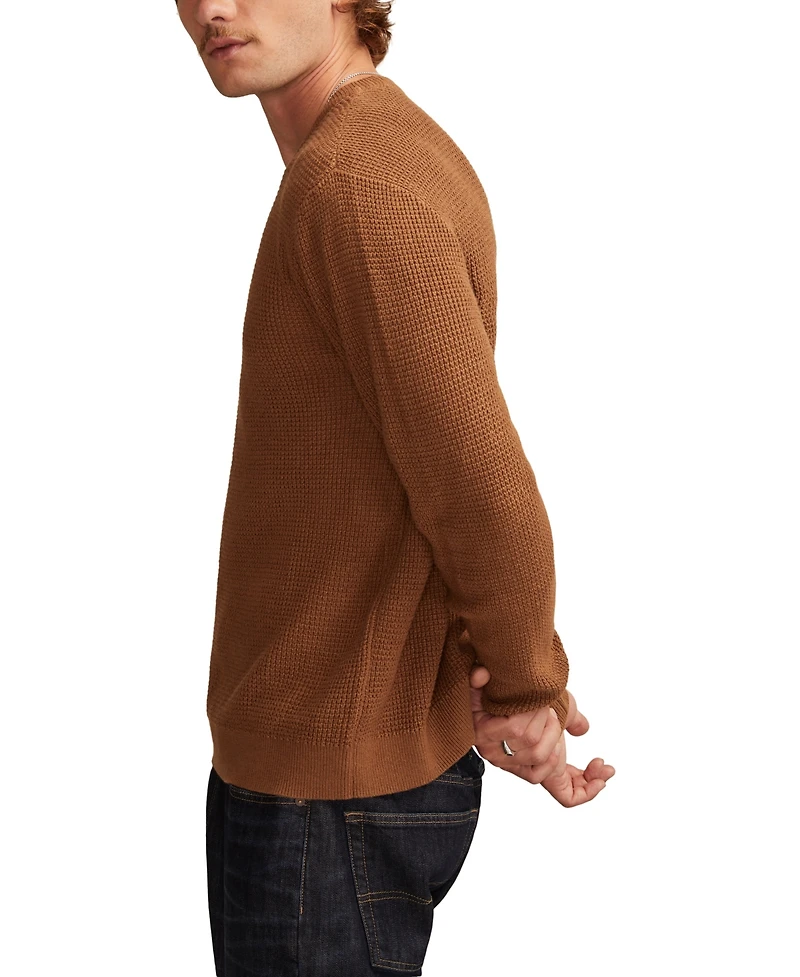 Lucky Brand Men's Waffle Crewneck Sweater