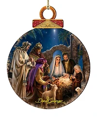 Designocracy Miracle Nativity Christmas Ornament