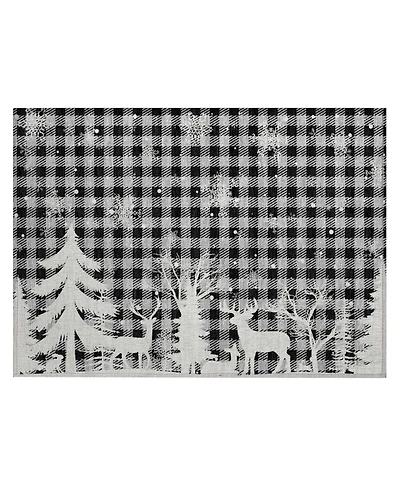 Addison Holiday Washable Indoor/Outdoor ACN1824 1'8"x2'6" Area Rug