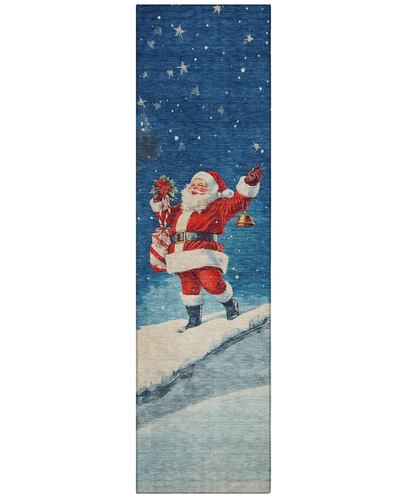 Addison Holiday Washable Indoor/Outdoor ACN1807 2'3"x7'6" Runner Area Rug