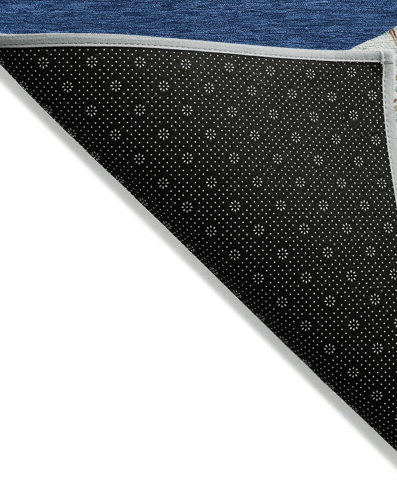 Addison Holiday Washable Indoor/Outdoor ACN1825 8'x8' Round Area Rug