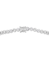 Macy's Lab-Grown Diamond (7 ct. t.w.) Bracelet in 14K White Gold