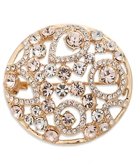 Givenchy Cubic Zirconia Crystal Cluster Boxed Pin