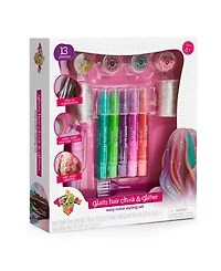 Geoffrey's Toy Box Glam Hair Chalk Glitter Easy-Color Styling Set