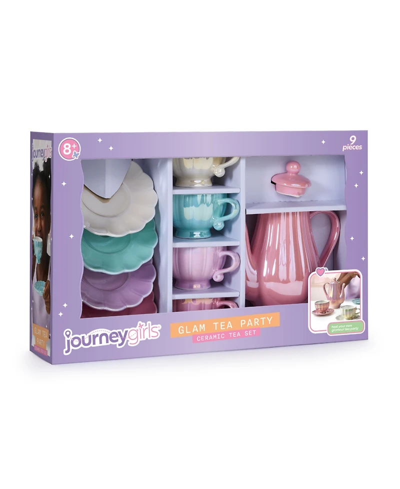 Journey Girls Glam Tea Party Ceramic Tea Set
