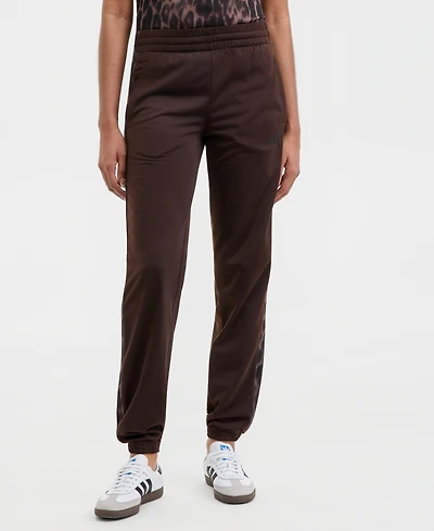 adidas Women's Animal-Print 3-Stripes Tricot Pants
