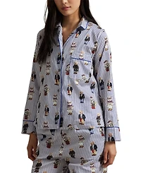 Polo Ralph Lauren Women's Iconic Bear Madison Pajama Set