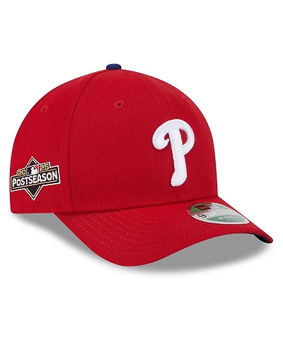 New Era Men's Red Philadelphia Phillies 2025 Mlb Postseason Side Patch 9FORTY Adjustable Hat