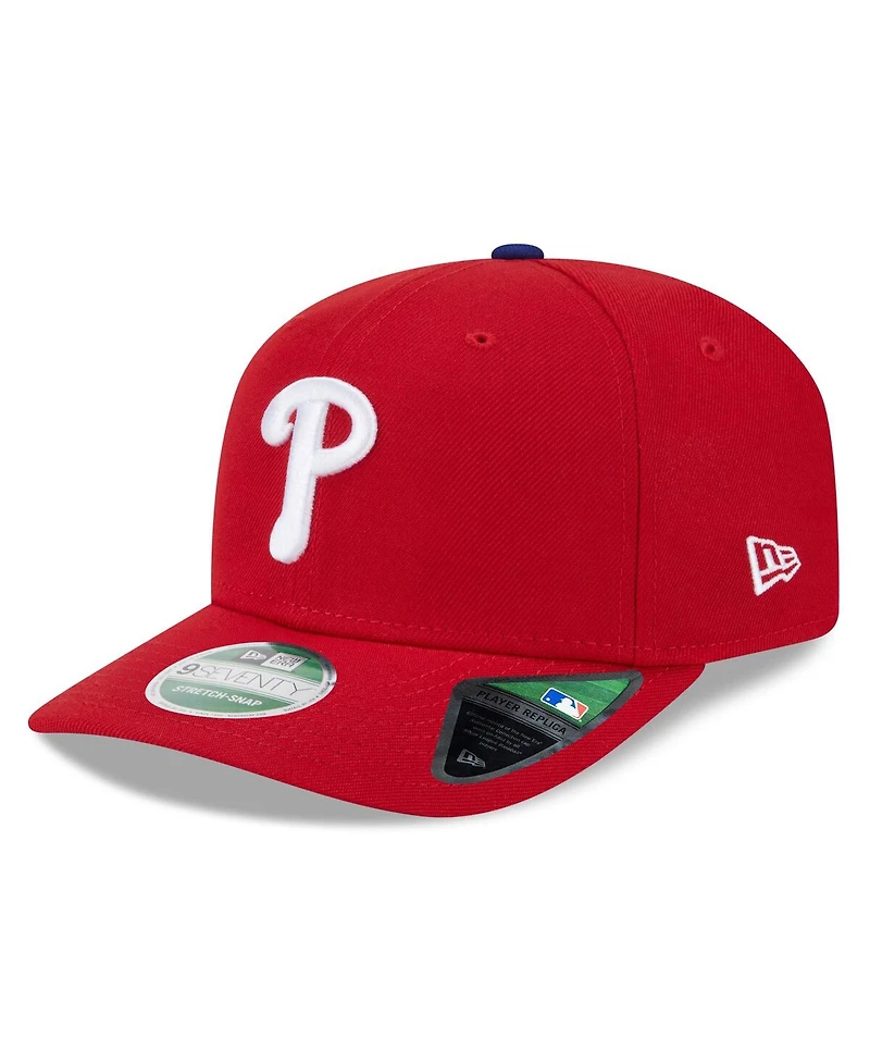 New Era Men's Red Philadelphia Phillies 2025 Mlb Postseason Side Patch 9SEVENTY Adjustable Hat