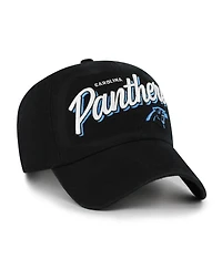 '47 Brand Women's Black Carolina Panthers Ariana Clean Up Adjustable Hat