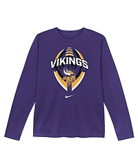 Nike Toddler Purple Minnesota Vikings Primetime Legend Icon Long Sleeve Performance T-Shirt