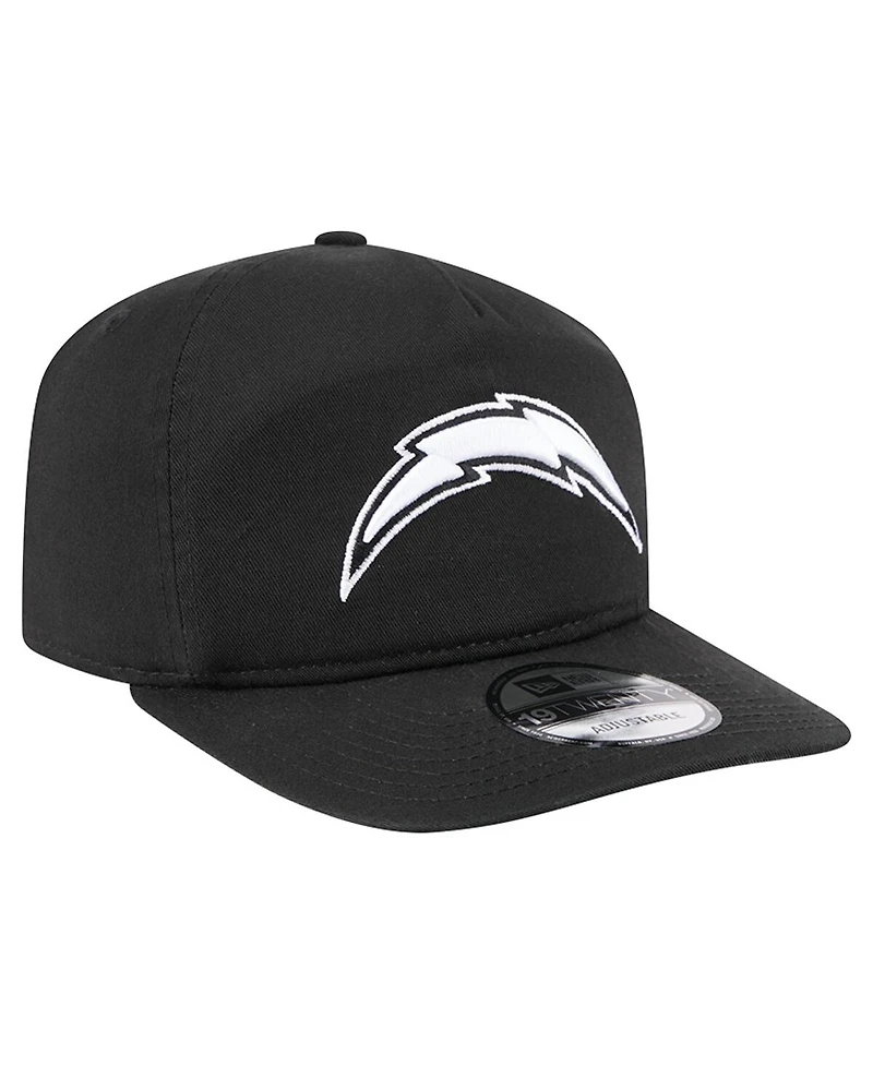 New Era Men's Black/White Los Angeles Chargers 19TWENTY Adjustable Hat