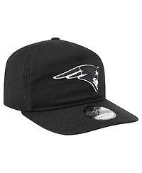 New Era Men's Black/White New England Patriots 19TWENTY Adjustable Hat