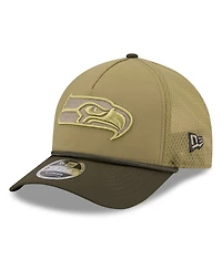 New Era Men's Green Seattle Seahawks 2025 Salute to Service 9FORTY A-Frame M-Crown Adjustable Hat