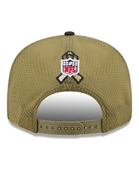 New Era Men's Dark Green Detroit Lions 2025 Salute to Service Split Panel 9FIFTY Snapback Hat