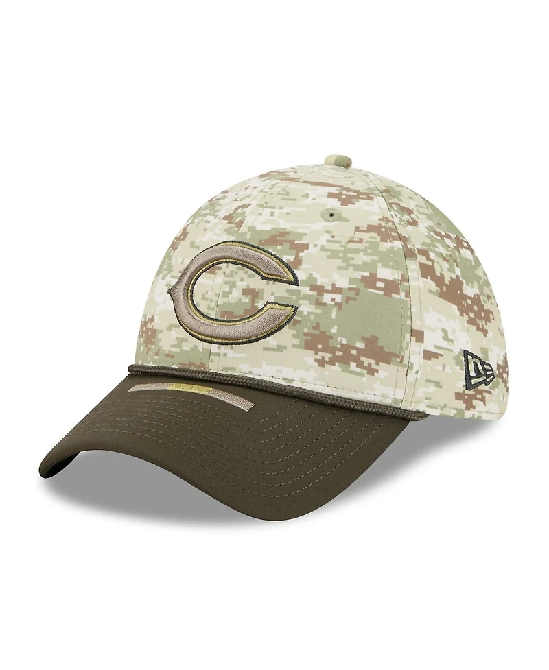 New Era Men's Camo/Dark Green/Dark Green Chicago Bears 2025 Salute to Service 39THIRTY Flex Hat