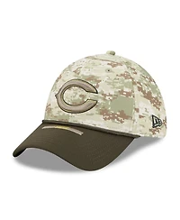 New Era Men's Camo/Dark Green/Dark Green Chicago Bears 2025 Salute to Service 39THIRTY Flex Hat