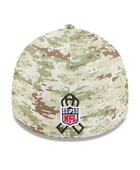 New Era Men's Camo/Dark Green Detroit Lions 2025 Salute to Service 39THIRTY Flex Hat