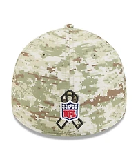 New Era Men's Camo/Dark Green York Giants 2025 Salute to Service 39THIRTY Flex Hat