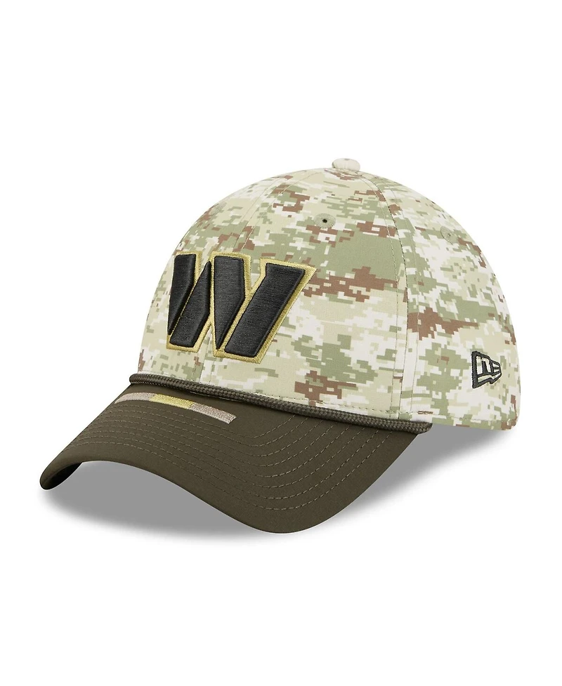 New Era Men's Camo/Dark Green/Dark Green Washington Commanders 2025 Salute to Service 39THIRTY Flex Hat