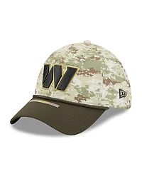New Era Men's Camo/Dark Green/Dark Green Washington Commanders 2025 Salute to Service 39THIRTY Flex Hat