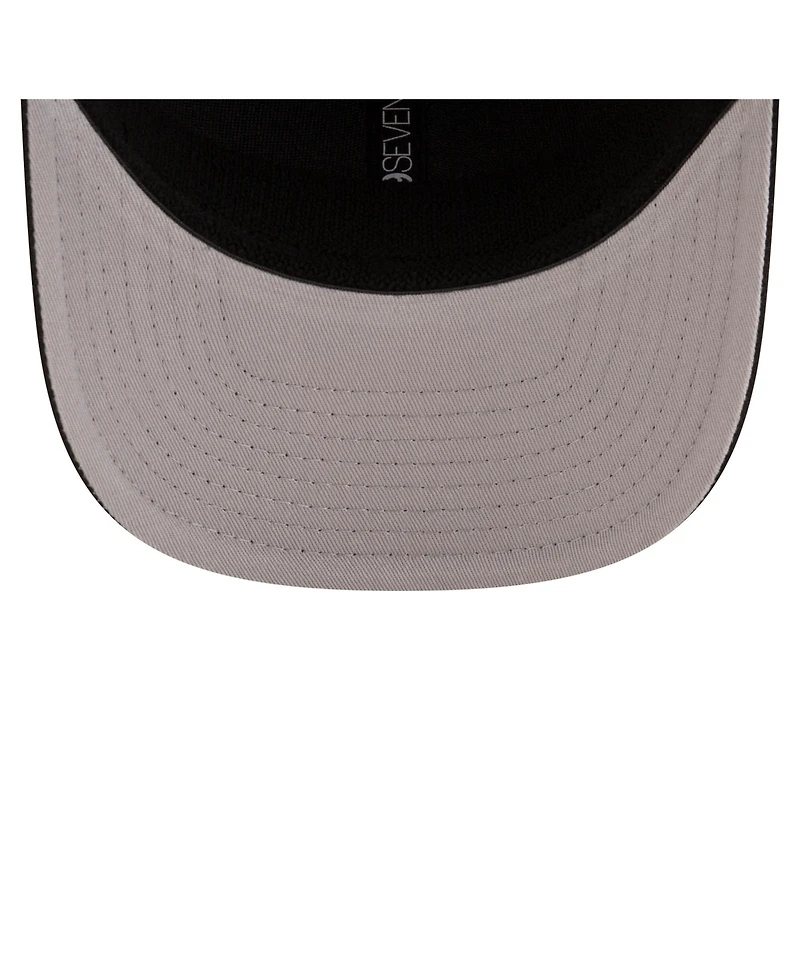 New Era Men's Black Los Angeles Lakers 9SEVENTY Stock Adjustable Hat