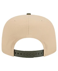 New Era Men's Light Beige/Olive Kansas City Chiefs Color Pack A-Frame 9FIFTY Snapback Hat