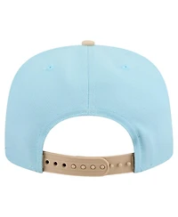 New Era Men's Light Blue/Light Beige Los Angeles Angels Color Pack A-Frame 9FIFTY Snapback Hat