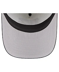 New Era Men's Cream/Black Cincinnati Bengals Banner A-Frame 9FIFTY Trucker Snapback Hat