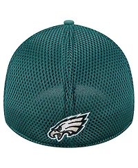 New Era Men's Midnight Green Philadelphia Eagles Outline 39THIRTY Flex Hat