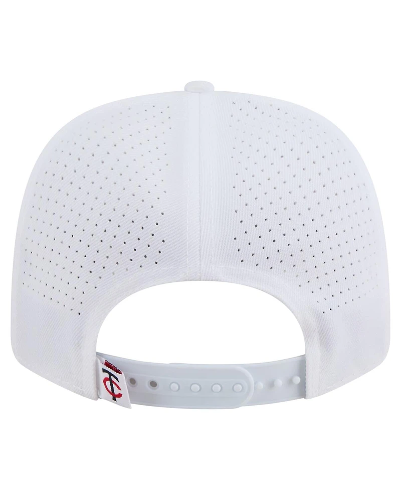 New Era Men's White Minnesota Twins Coolera 9SEVENTY Adjustable Hat