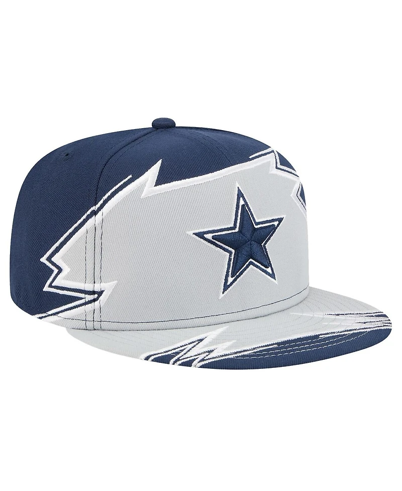 New Era Men's Navy/Gray Dallas Cowboys Break 59FIFTY Fitted Hat
