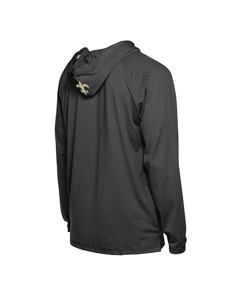 New Era Men's Black Orleans Saints Functional Fandom Hoodie